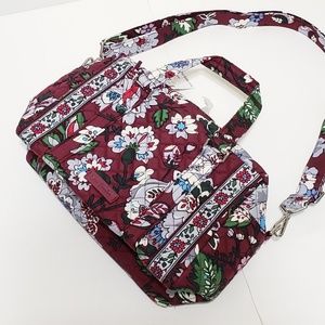 Vera Bradley Iconic Bag Bordeaux Blooms